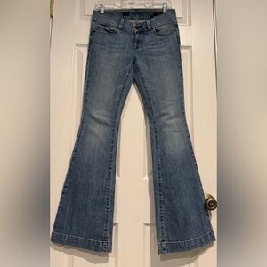 Women's Express Blue Flare Jeans